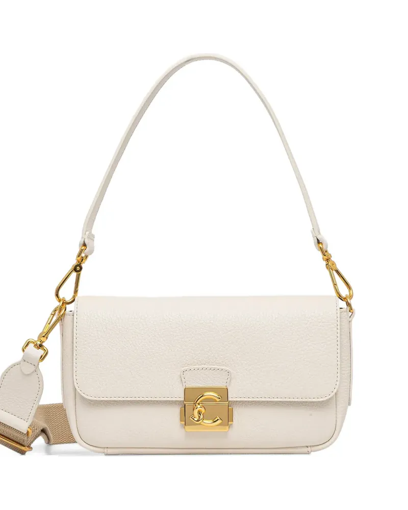 Coccinelle medium C-Me Lock shoulder bag - Nude Nude