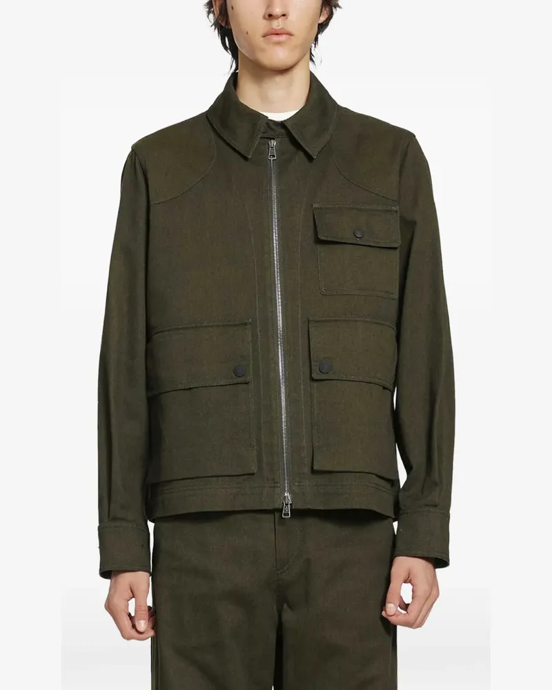 Moncler Jacke mit mehreren Taschen - Grün Grün