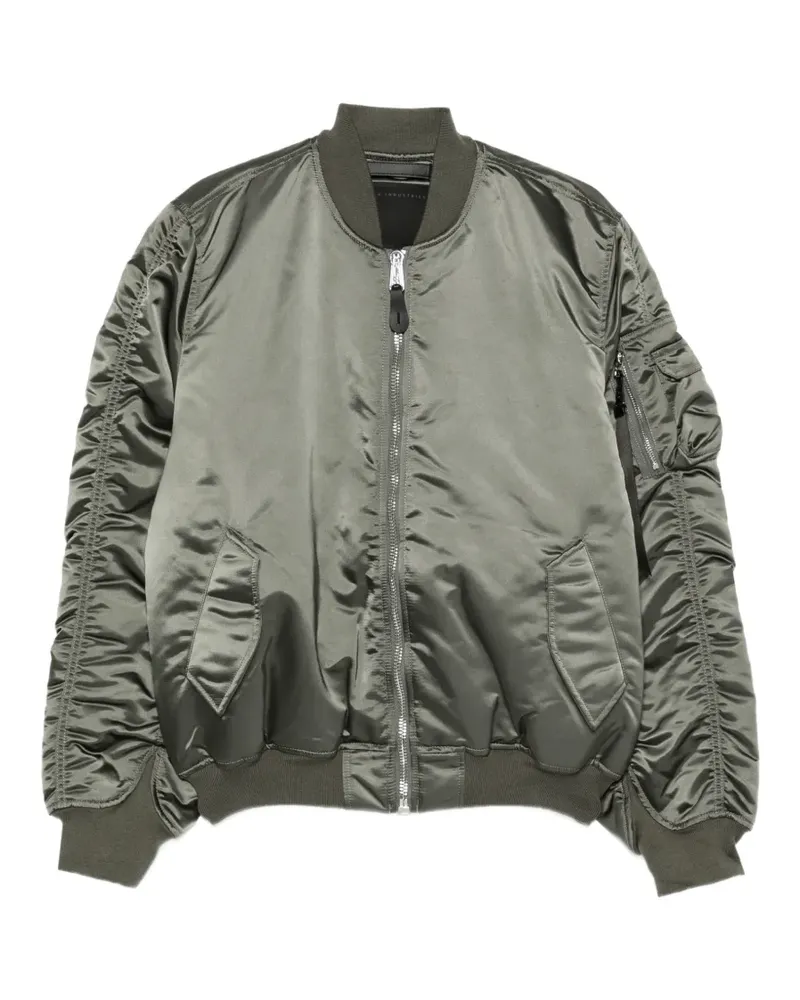 Alpha Industries Geraffte Bomberjacke - Grün Grün