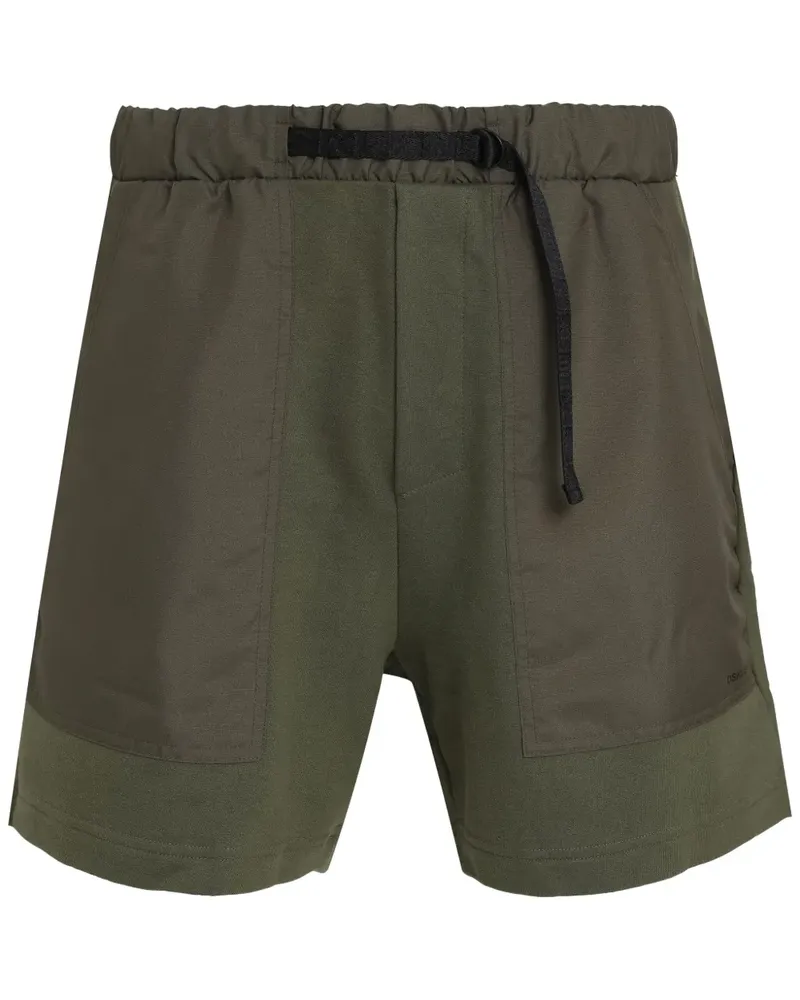 Osklen Bermudas mit Kontrasteinsätzen - Grün Grün