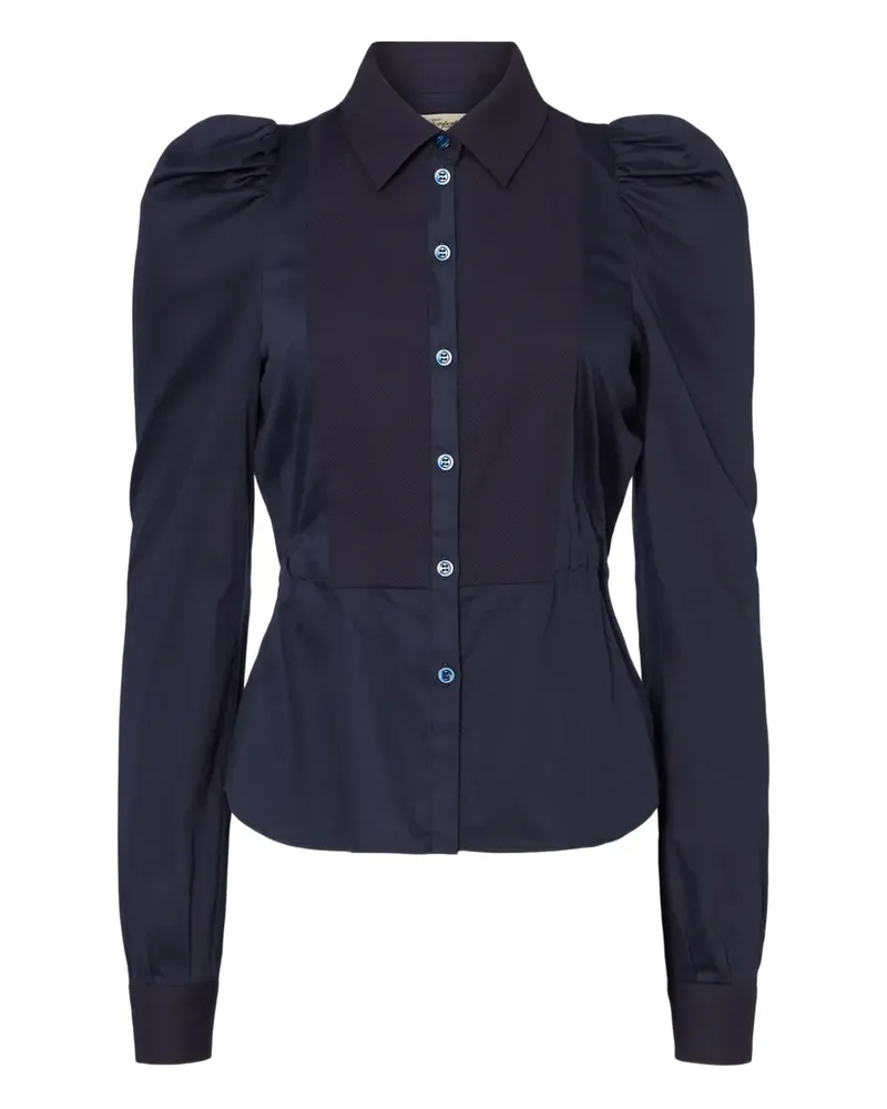 Temperley London Hemd mit Puffärmeln - Blau Blau