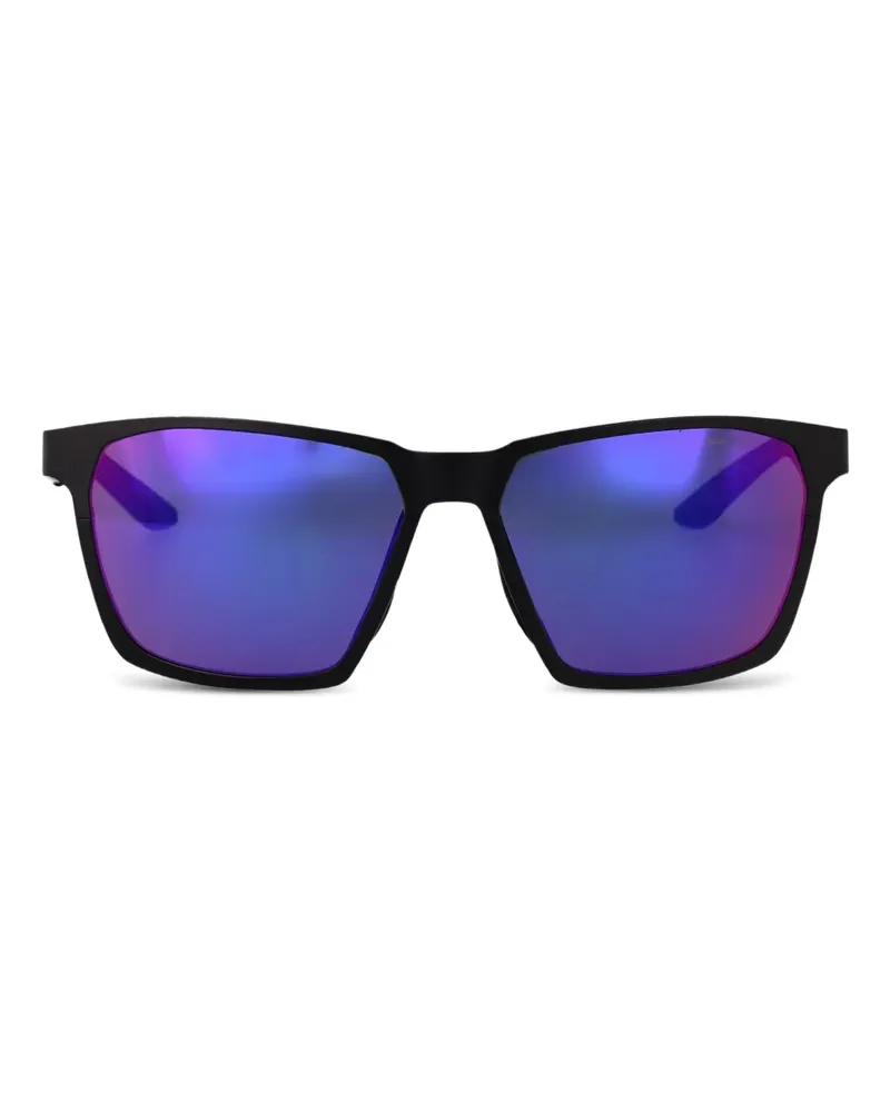 Nike Eckige Maverick Sonnenbrille - Schwarz Schwarz