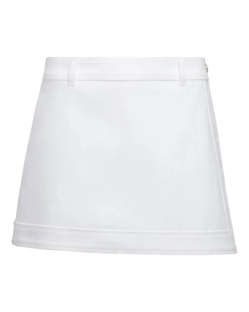 Cinq à Sept Larsa denim mini skort - Weiß Weiß