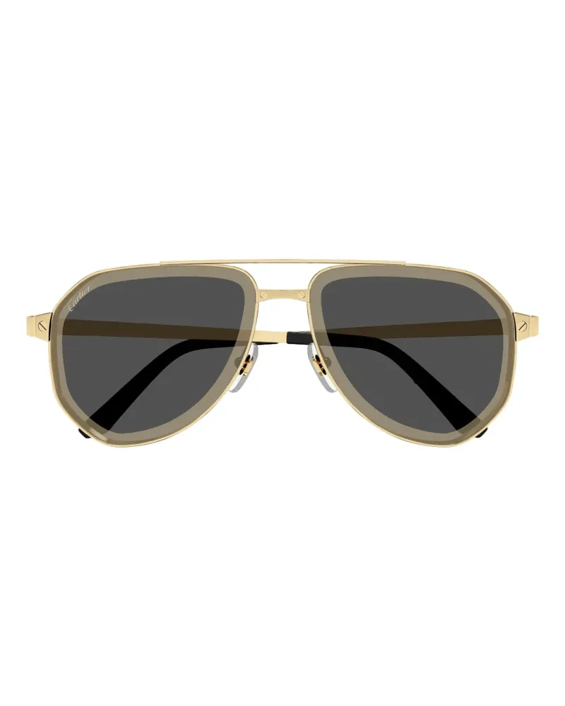 Cartier double-bridge sunglasses - Gold Gold