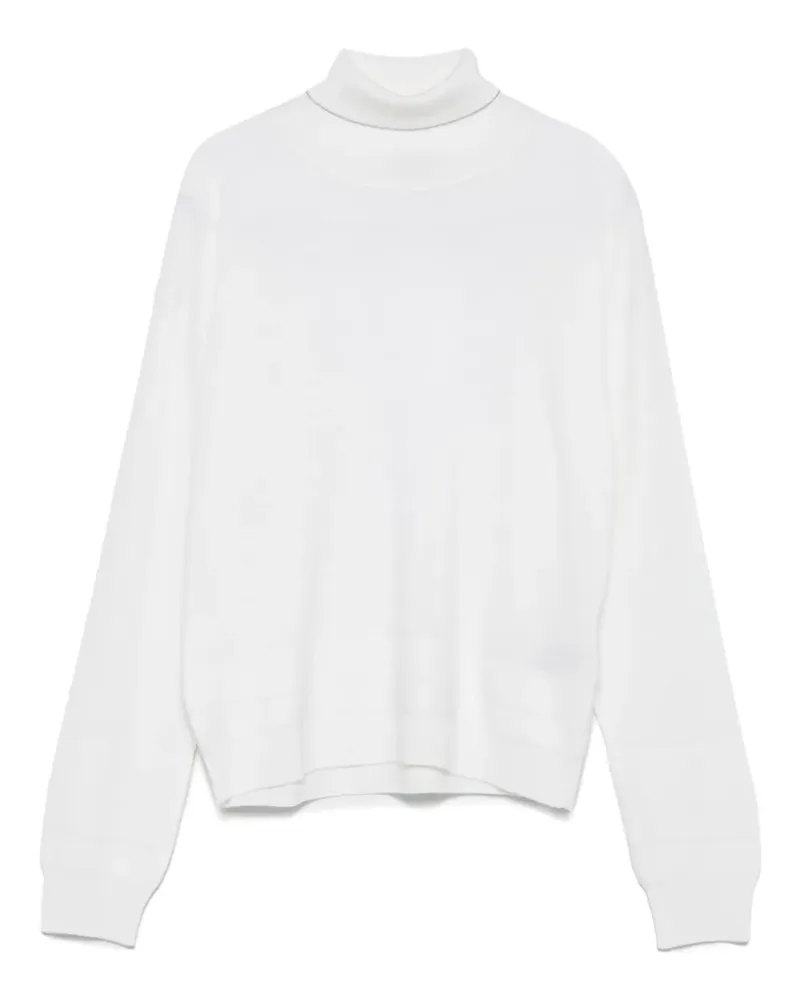 Eleventy Pullover mit Rollkragen - Weiß Weiß