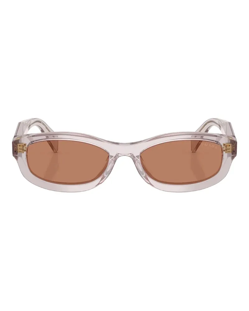 Prada Sonnenbrille mit geometrischem Gestell - Rosa Rosa
