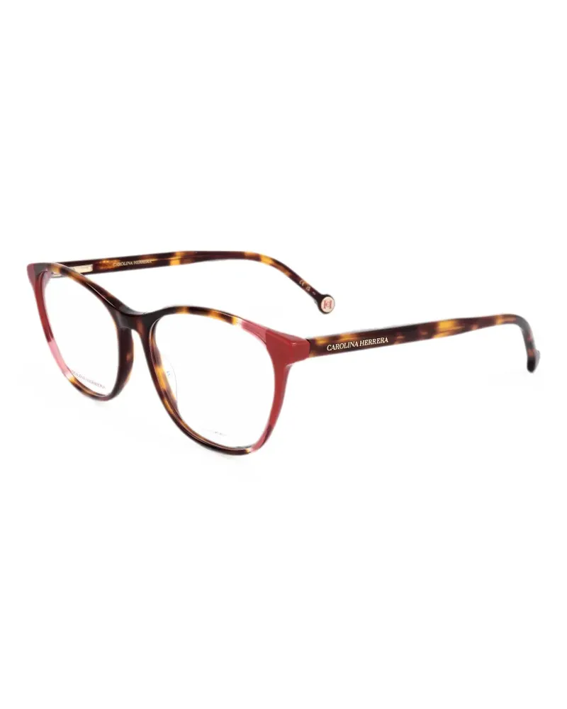 Carolina Herrera New York Cat-Eye-Brille - Braun Braun