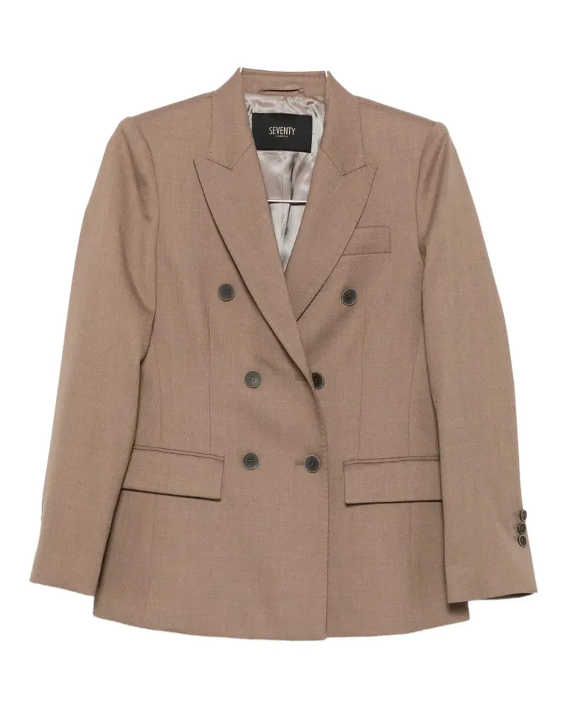 Seventy double-breasted peak-lapels blazer - Braun Braun