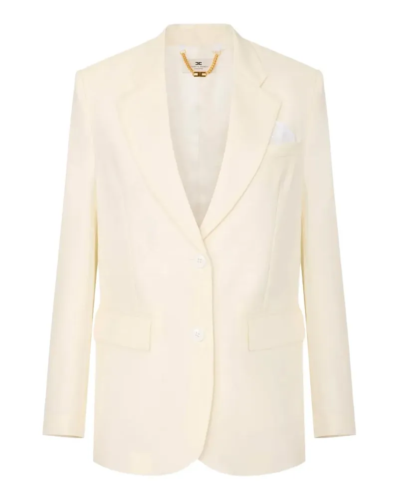 Elisabetta Franchi Jacke aus Gabardine - Nude Nude