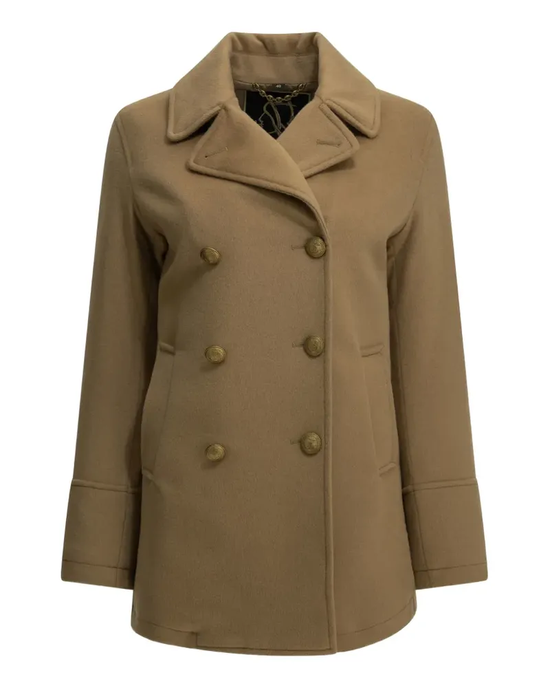 Sealup double-breasted camel hair coat - Nude Nude