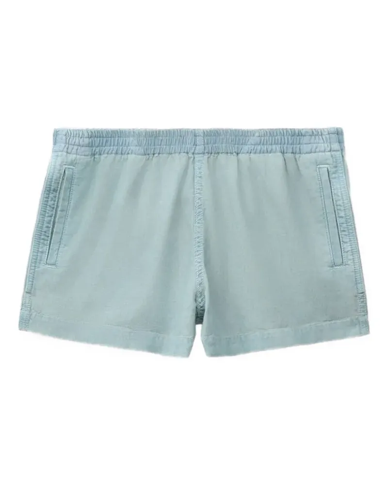 Kenzo Ausgeblichene  Sounds Chambray-Shorts - Blau Blau