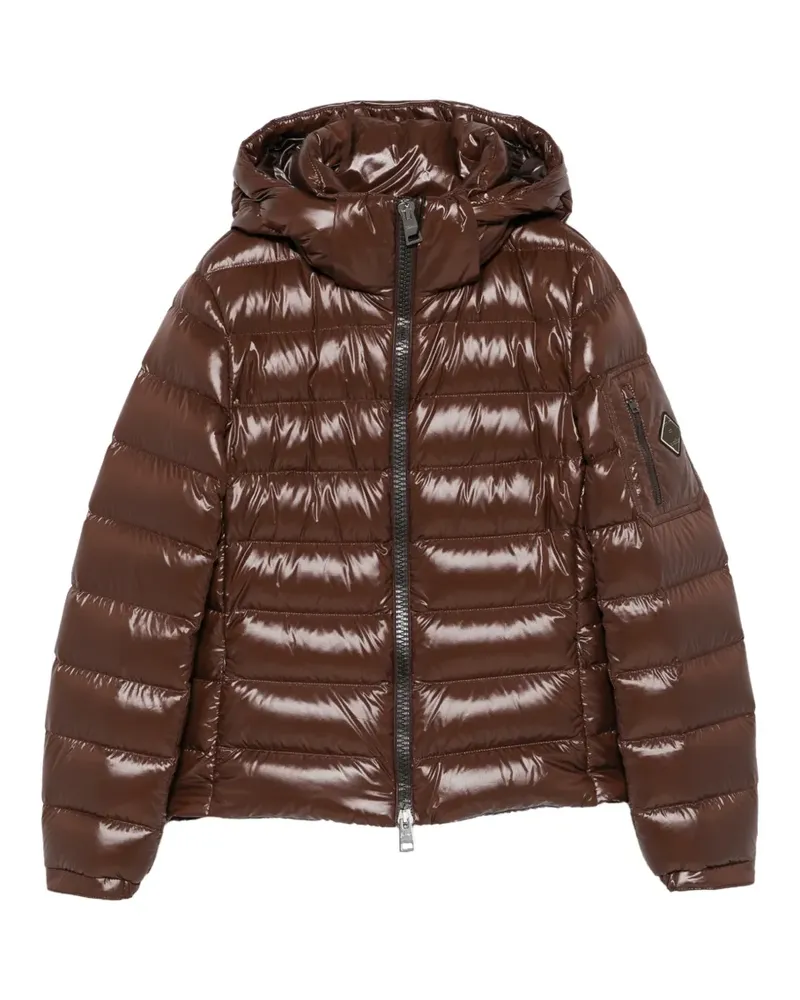 Herno Gesteppte Kapuzenjacke - Braun Braun