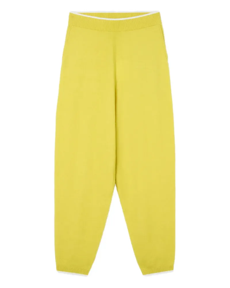 SUNNEI elastic-waist knitted trousers - Gelb Gelb