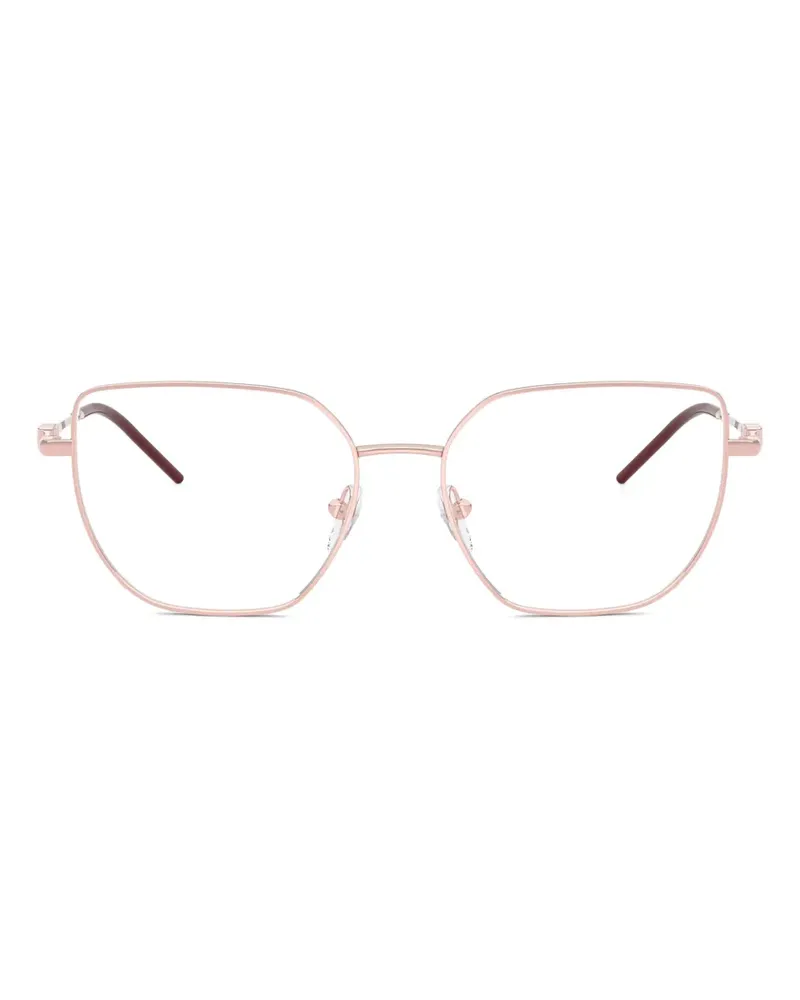 Emporio Armani Brille mit geometrischem Gestell - Rosa Rosa