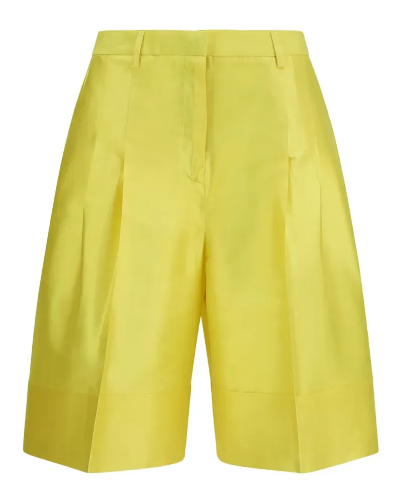 Sara Roka Charlee pleated shorts - Gelb Gelb