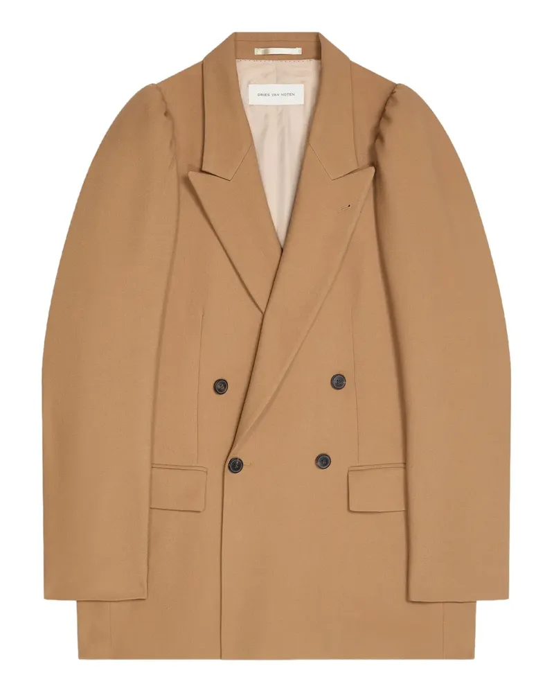 Dries van Noten Doppelreihiges Sakko - Braun Braun