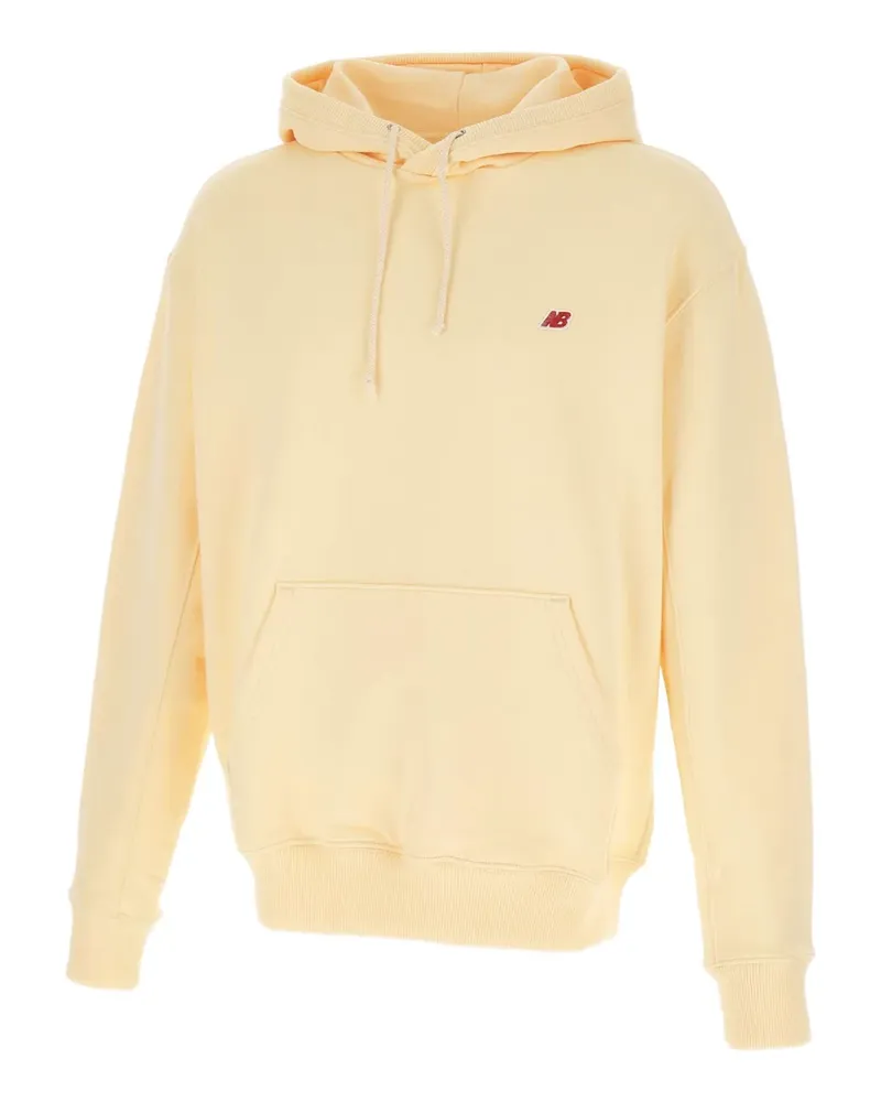 New Balance Hoodie mit Kängurutasche - Nude Nude