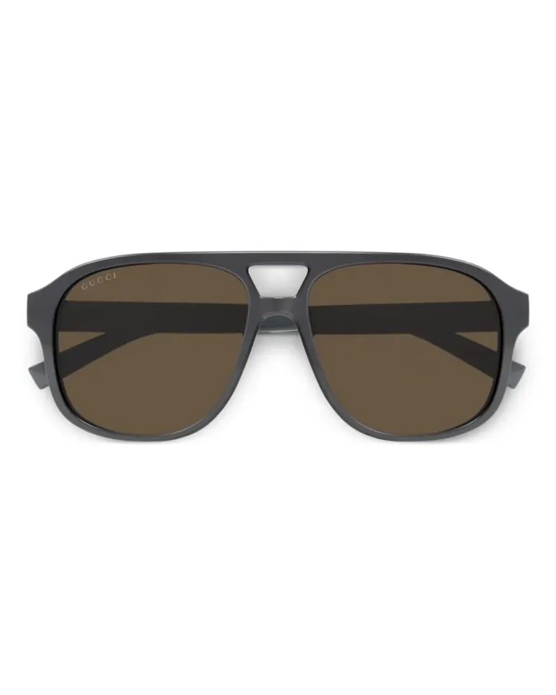 Gucci Getönte Pilotenbrille - Grau Grau