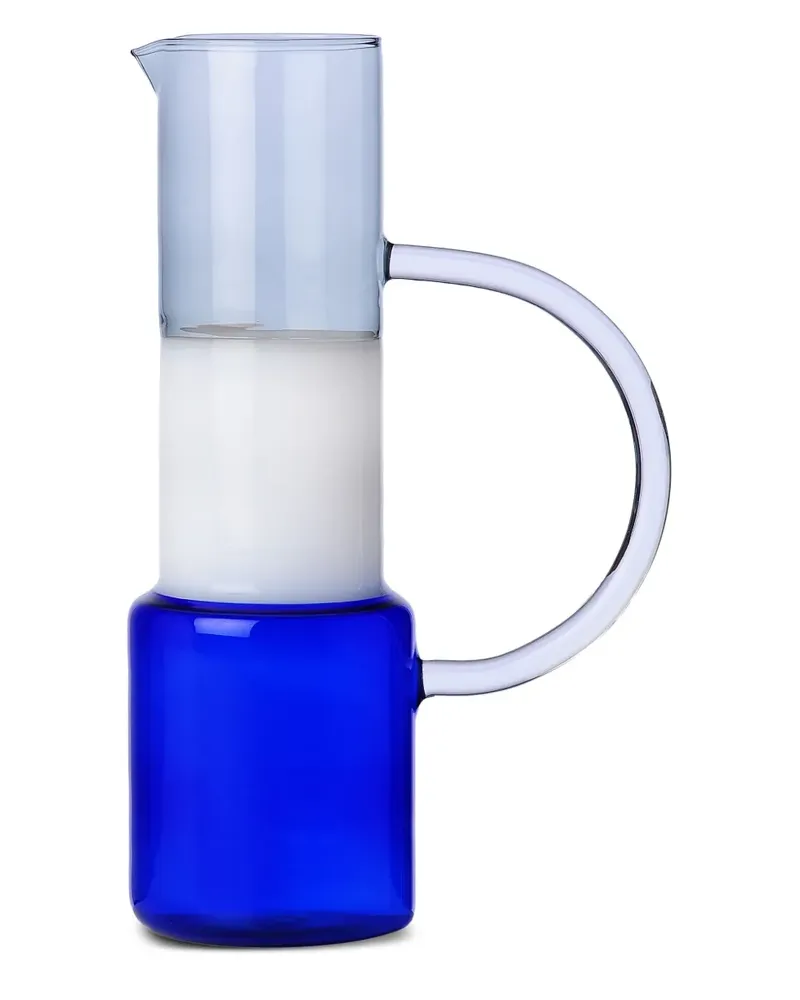 Ichendorf Milano Glaskanne mit Zylinderhenkel - Blau Blau