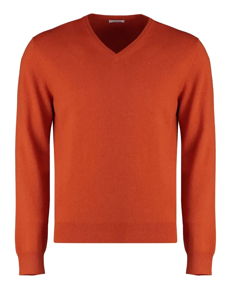 Malo Gerippter Pullover - Orange Orange