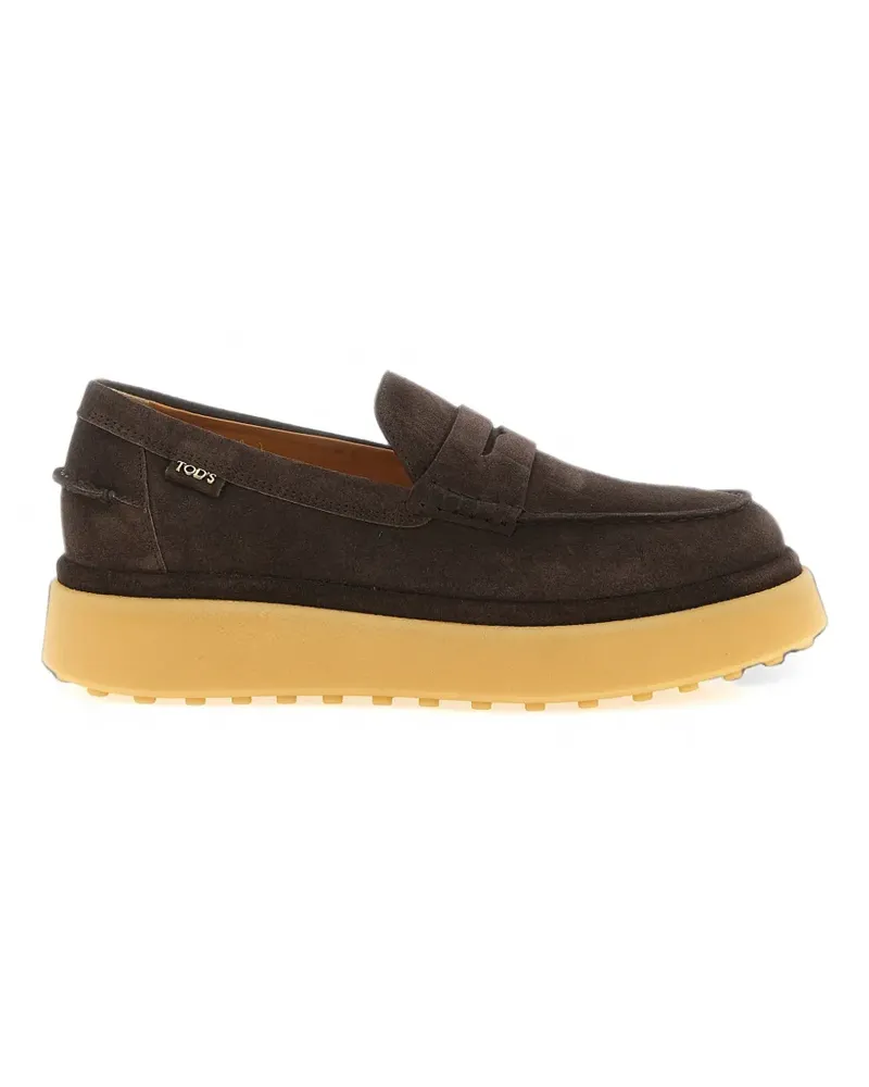 TOD'S suede loafers - Braun Braun