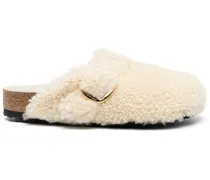 Boston Plateau-Mules mit Schnalle - Nude