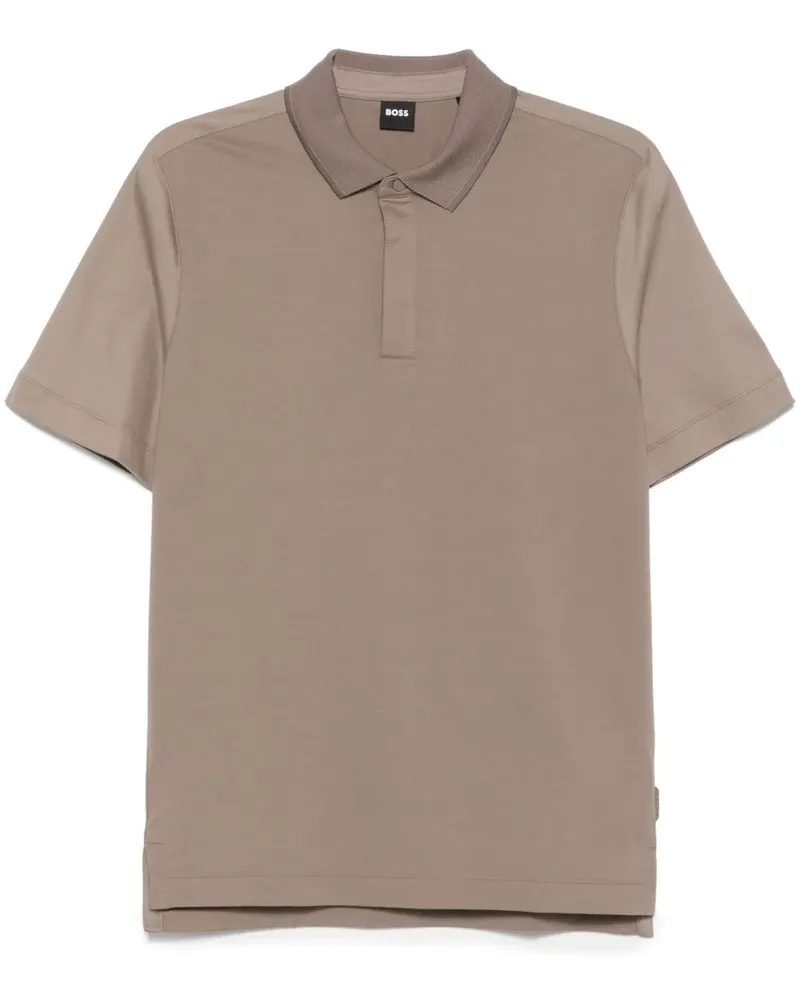HUGO BOSS Poloshirt aus Jersey - Braun Braun