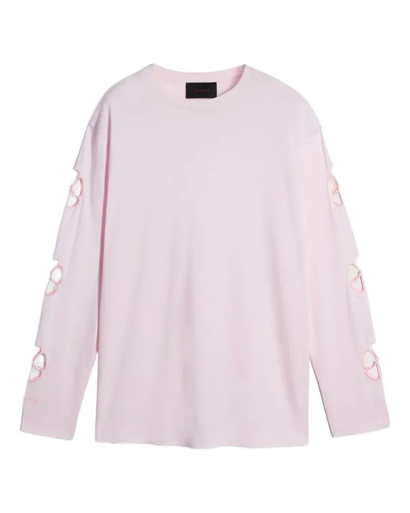 Simone Rocha Daisy Langarmshirt mit Cut-Out - Rosa Rosa
