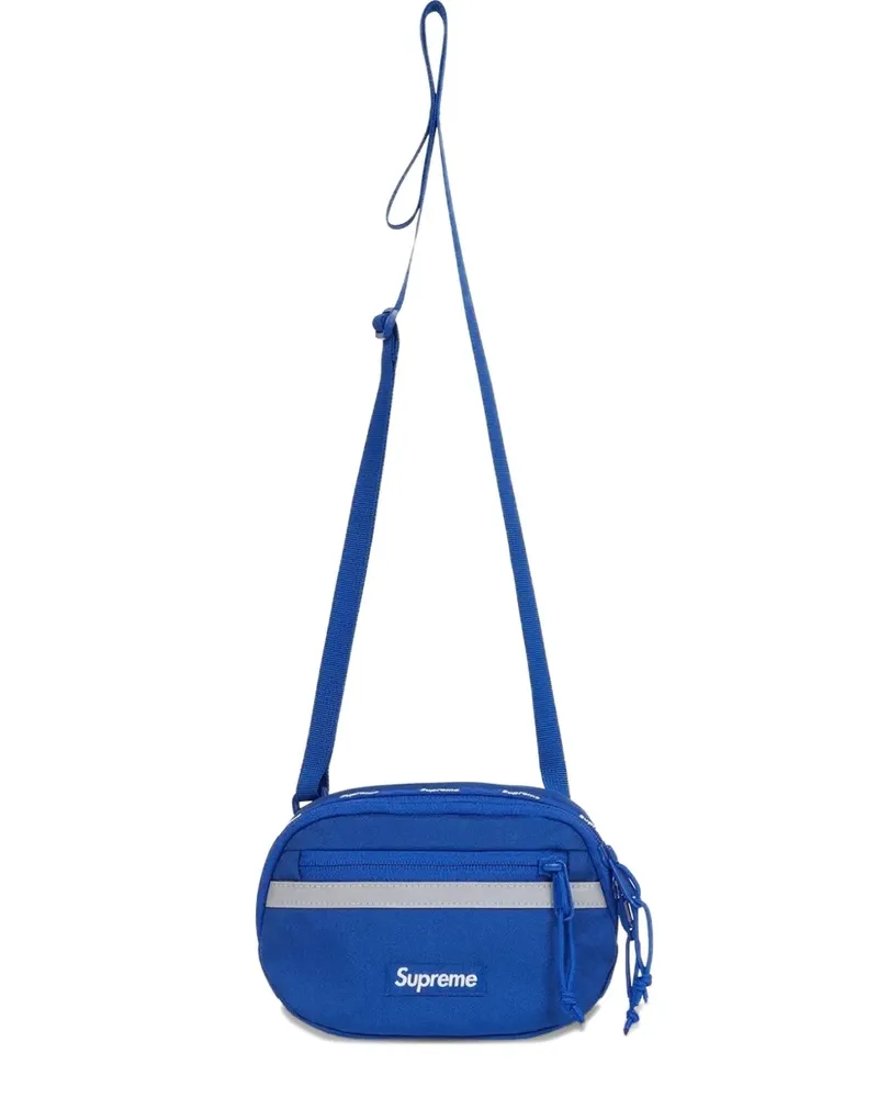 Supreme Being reflective-panel mini belt bag - Blau Blau