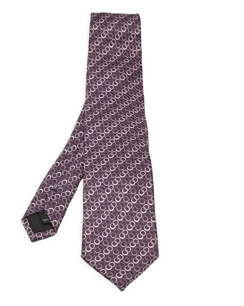 S.T. Dupont silk tie - Violett Violett