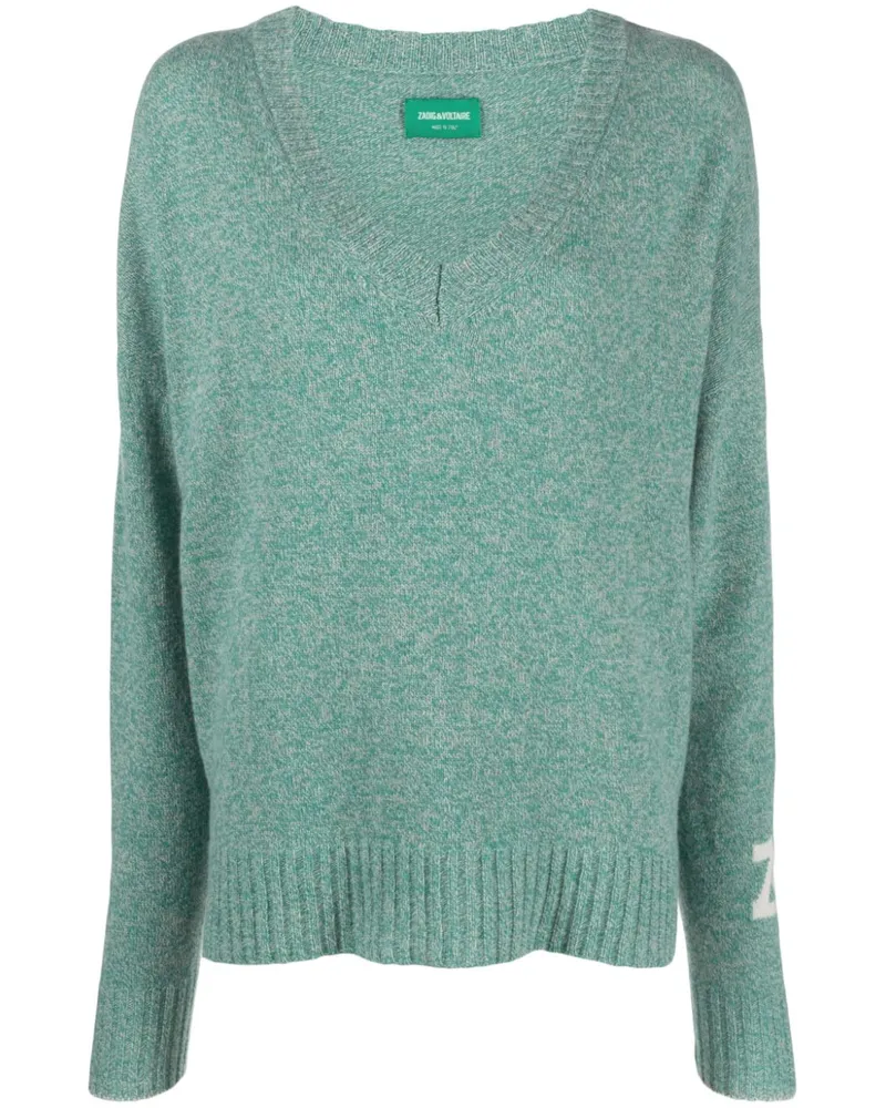 Zadig & Voltaire Pullover aus Kaschmir-Wollgemisch - Grün Grün