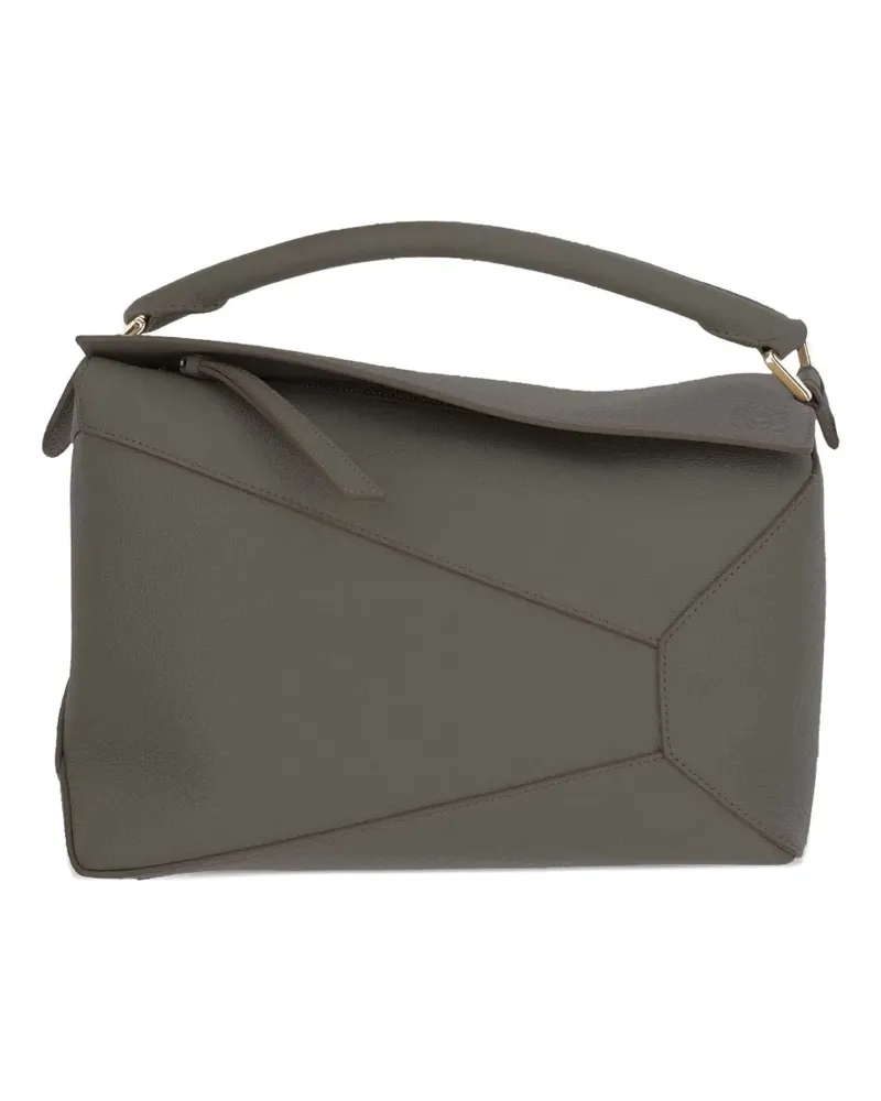 Loewe Mini Tote Bag mit Logo-Prägung - Grün Grün