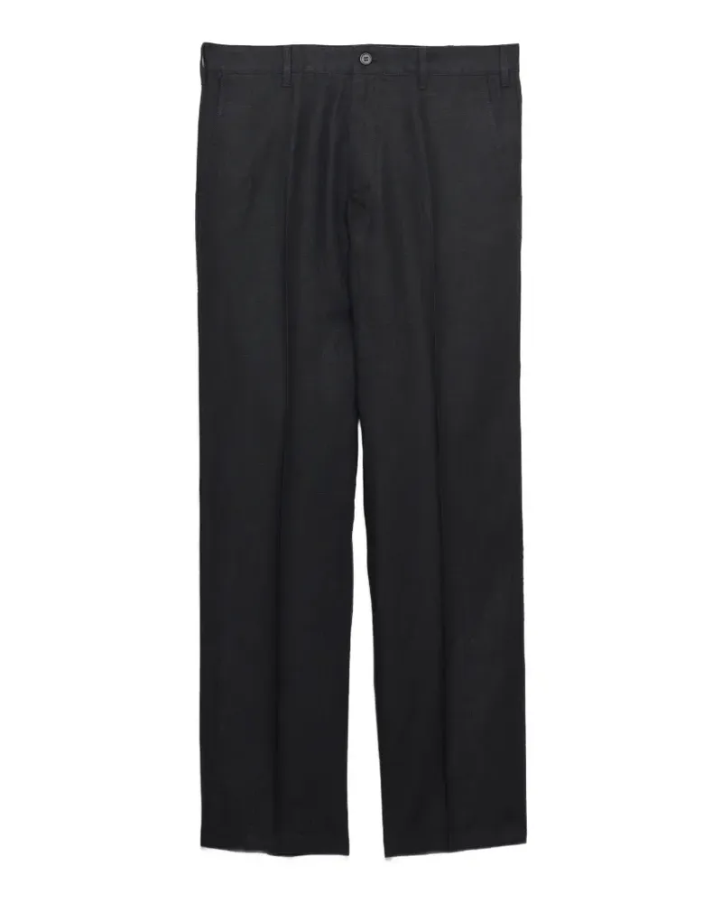 Prada linen pants - Schwarz Schwarz