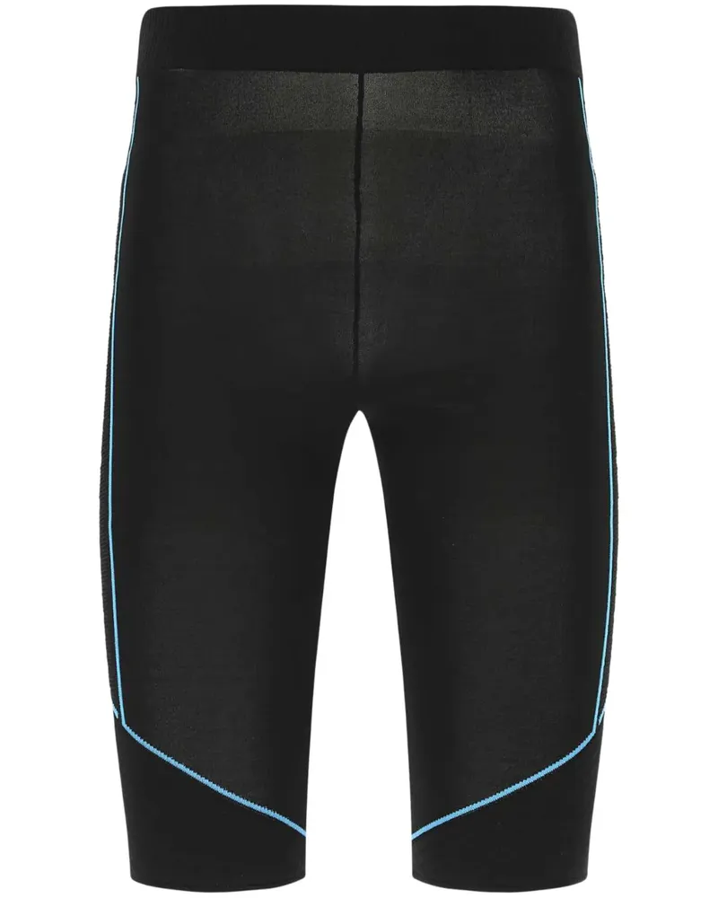 MCM Leggings mit Besatzdetail - Schwarz Schwarz