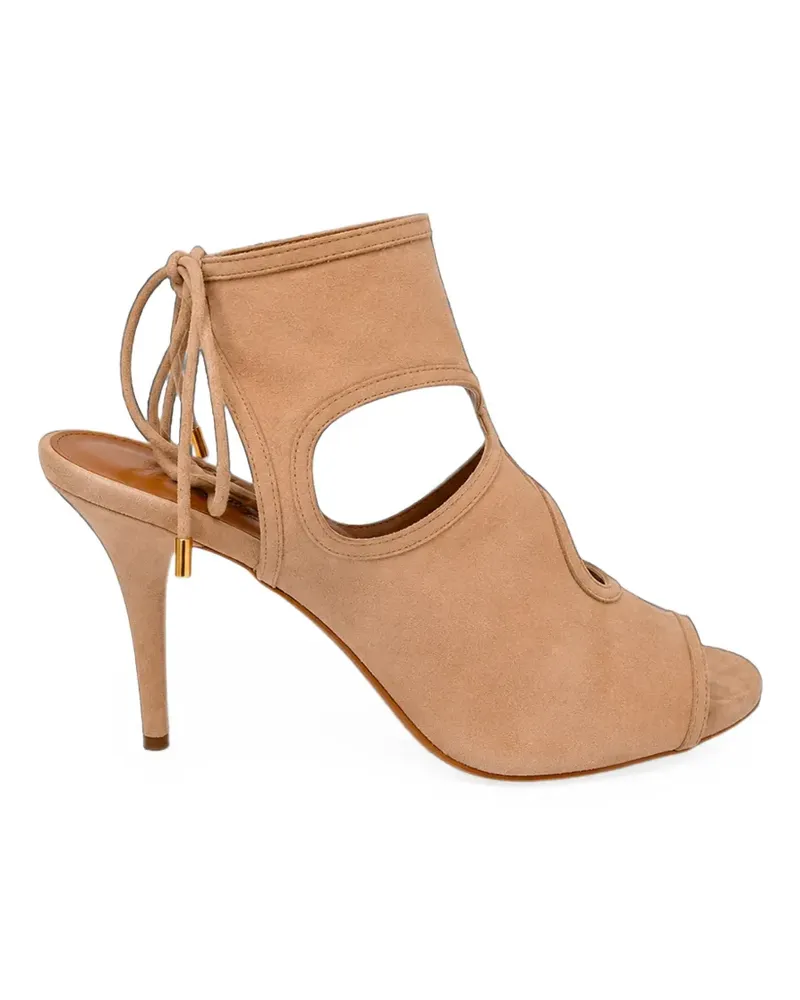 Aquazzura Sexy Thing Sandalen mit Cut-Out - Nude Nude