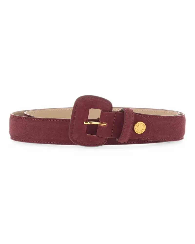 Gianni Chiarini suede buckle belt - Rot Rot