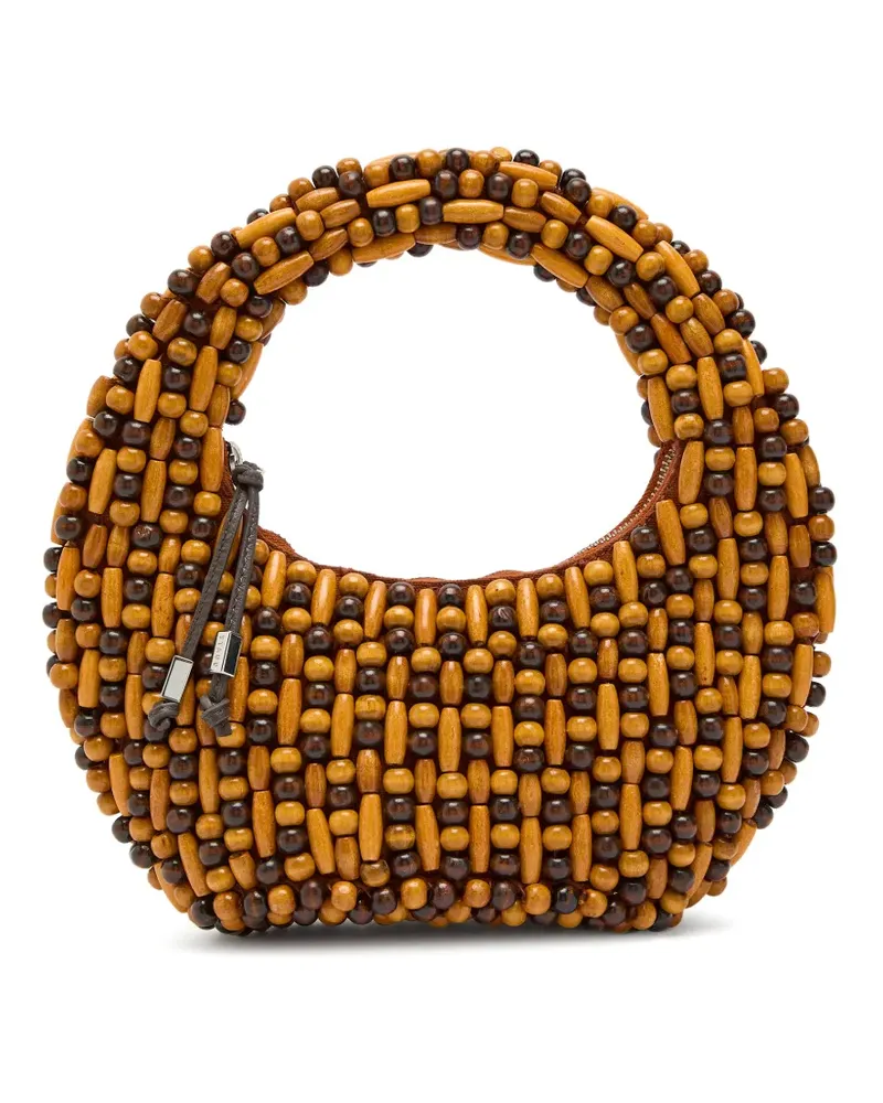 STAUD Reef beaded tote bag - Braun Braun