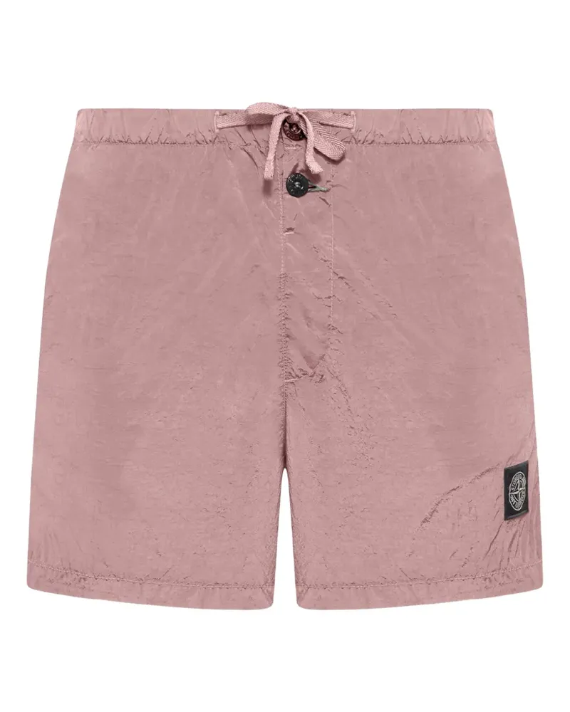 Stone Island Badeshorts mit Kordelzug - Rosa Rosa