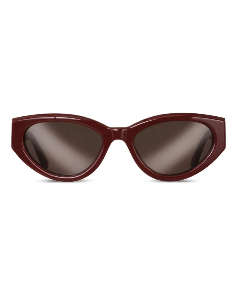 ROTATE Birger Christensen Sonnenbrille mit Cat-Eye-Gestell Rot