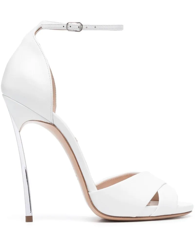 Casadei Blade Sandalen 125mm - Weiß Weiß