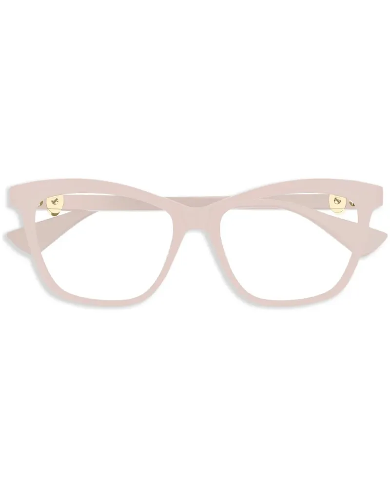 Cartier Brille mit Logo-Schild - Rosa Rosa
