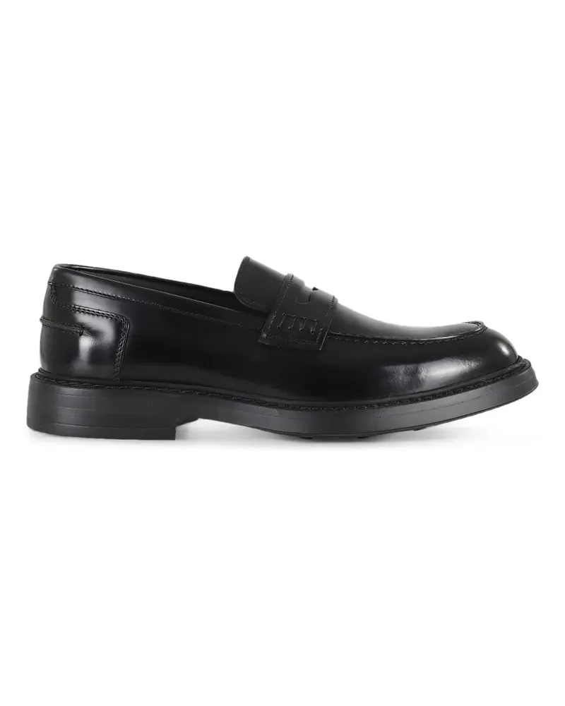 Doucal´s Klassische Penny-Loafer - Schwarz Schwarz