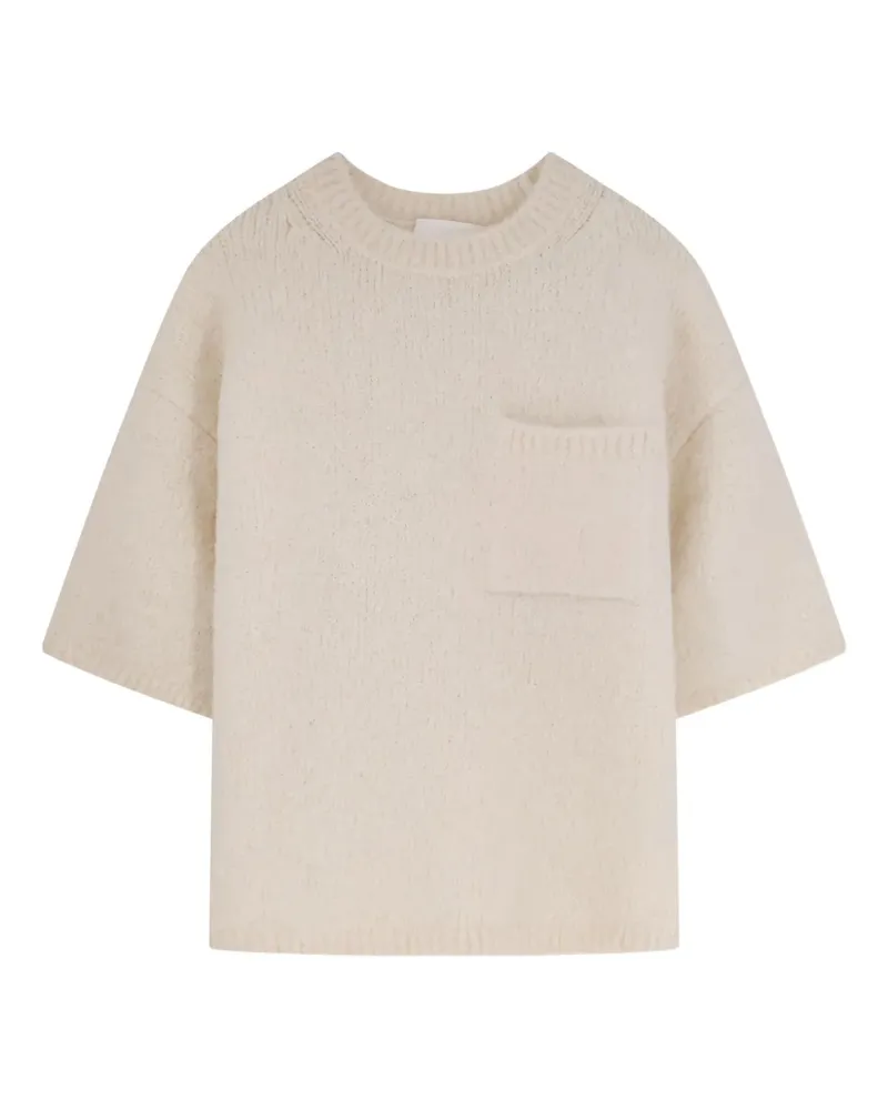 Closed chest-pocket top - Nude Nude