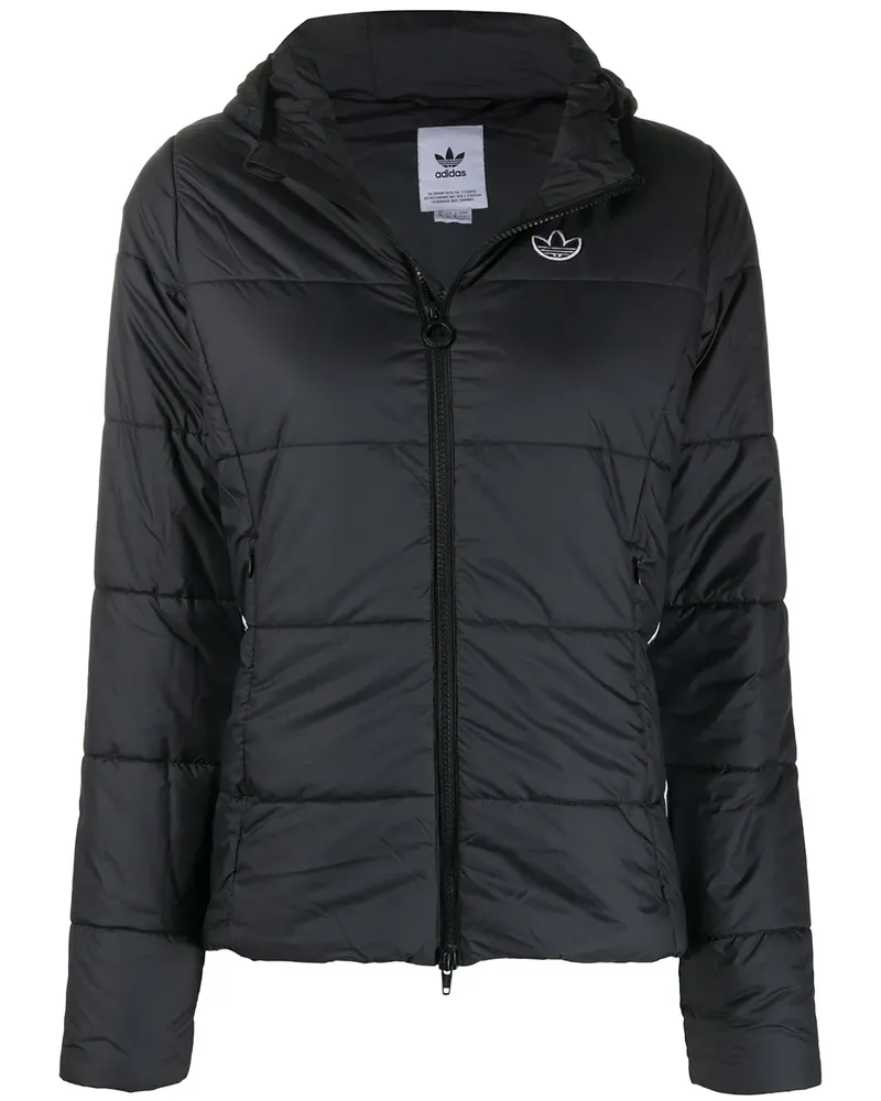 adidas Jacke mit schmalem Schnitt - Schwarz Schwarz