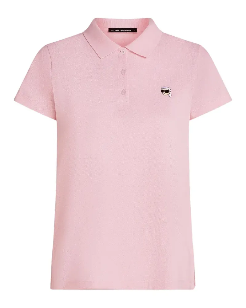 Karl Lagerfeld Ikon Poloshirt - Rosa Rosa