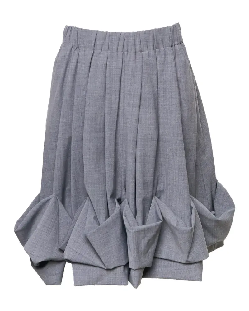 ENFÖLD roll-up draped shorts - Grau Grau