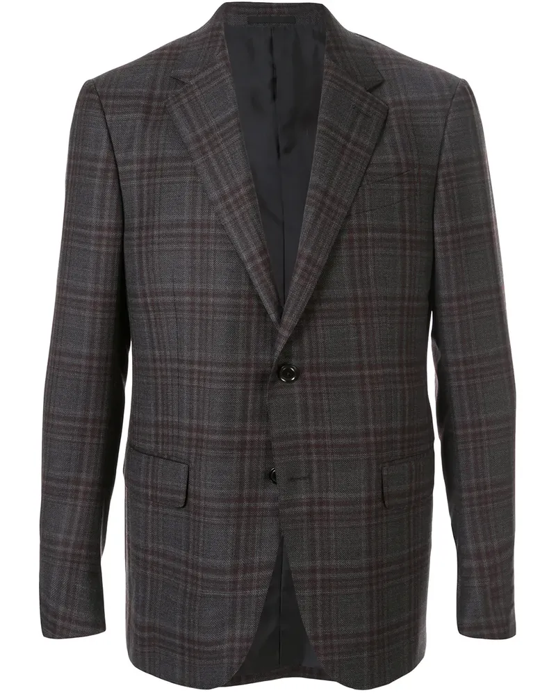 Ermenegildo Zegna Kariertes Sakko - Grau Grau