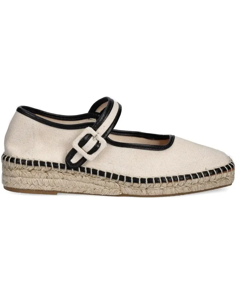 Billi Bi Espadrilles mit Schnallenriemen - Nude Nude