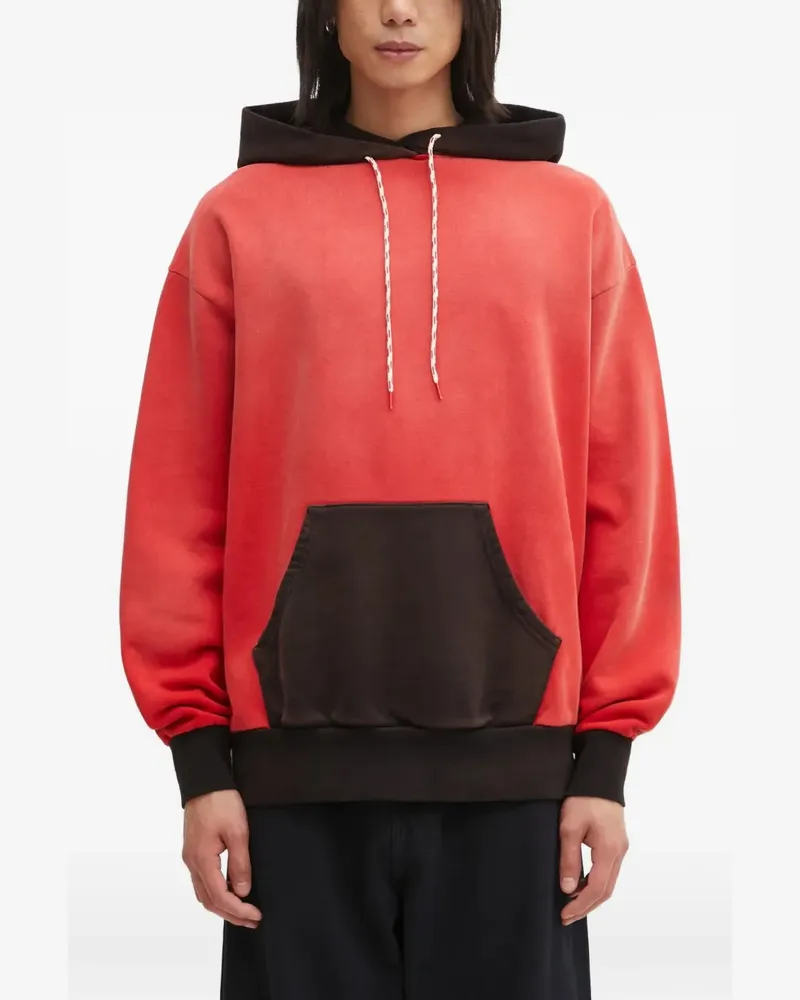 Aries logo-print hoodie - Rot Rot