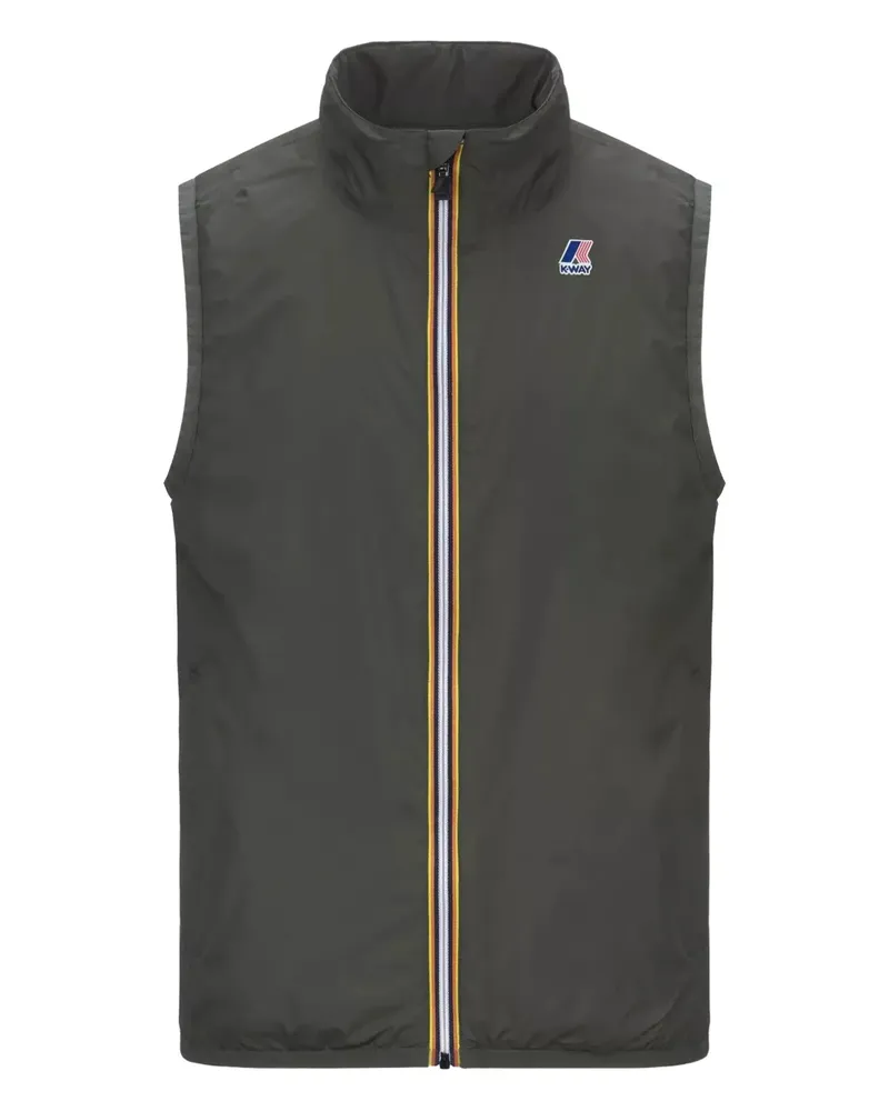 K-Way Weste mit Logo-Print - Grün Grün